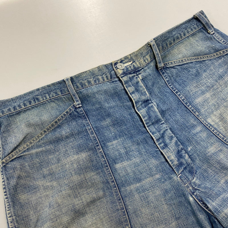 【中古品】【メンズ】 BOWWOW バウワウ US ARMY M35 DENIM TROUSERS ユーエスアーミー デニム トラウザーズ パンツ ボトムス ズボン 151-260618-cs-10-izu サイズ：XXXL カラー：インディゴ 万代Net店