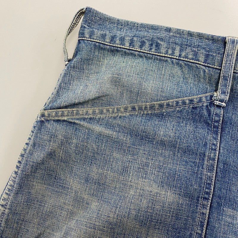 【中古品】【メンズ】 BOWWOW バウワウ US ARMY M35 DENIM TROUSERS ユーエスアーミー デニム トラウザーズ パンツ ボトムス ズボン 151-260618-cs-10-izu サイズ：XXXL カラー：インディゴ 万代Net店