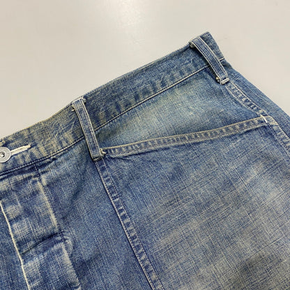 【中古品】【メンズ】 BOWWOW バウワウ US ARMY M35 DENIM TROUSERS ユーエスアーミー デニム トラウザーズ パンツ ボトムス ズボン 151-260618-cs-10-izu サイズ：XXXL カラー：インディゴ 万代Net店