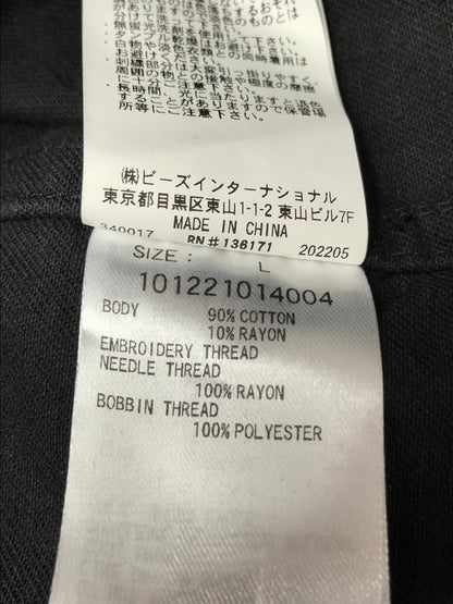 【中古品】【メンズ】 XLARGE エクストララージ S/S OG WORK SHIRT 101221014004 ワークシャツ 半袖シャツ 142-260925-na-11-tagh サイズ：L カラー：ブラック 万代Net店