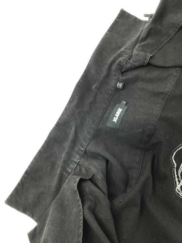 【中古品】【メンズ】 XLARGE エクストララージ S/S OG WORK SHIRT 101221014004 ワークシャツ 半袖シャツ 142-260925-na-11-tagh サイズ：L カラー：ブラック 万代Net店