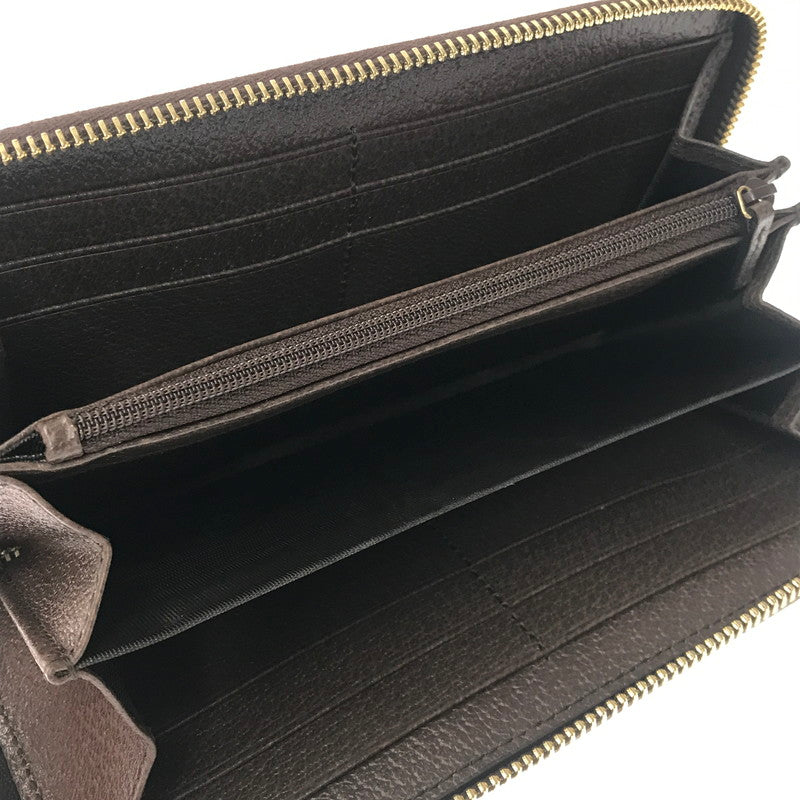 【中古品】【レディース】 GUCCI グッチ オフディア GG ジップアラウンドウォレット 523154 96IWG 8745 長財布 181-260613-na-10-tagh カラー：ベージュ/ブラウン系 万代Net店