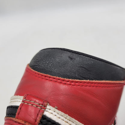 【現状渡し品】【メンズ/レディース】 NIKE ナイキ 130207 101 観賞用 AIR JORDAN 1 RETRO HIGH CHICAGO (1994) エア ジョーダン 1 レトロ ハイ シカゴ スニーカー 靴 160-260526-kh-14-izu サイズ：25 カラー：WHITE/BLACK-RED 万代Net店