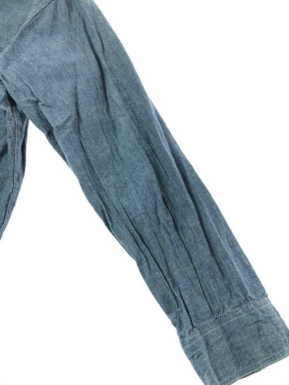 【中古品】【メンズ】 BUZZ RICKSON’S バズリクソンズ L/S CHAMBRAY WORK SHIRT BR25995 シャンブレー ワークシャツ 長袖シャツ 145-260925-na-16-tagh サイズ：18-18 1/2 カラー：ブルー 万代Net店