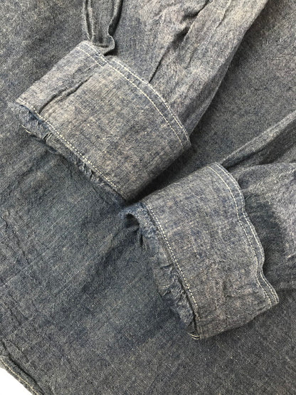 【中古品】【メンズ】 BUZZ RICKSON’S バズリクソンズ L/S CHAMBRAY WORK SHIRT BR25995 シャンブレー ワークシャツ 長袖シャツ 145-260925-na-16-tagh サイズ：18-18 1/2 カラー：ブルー 万代Net店
