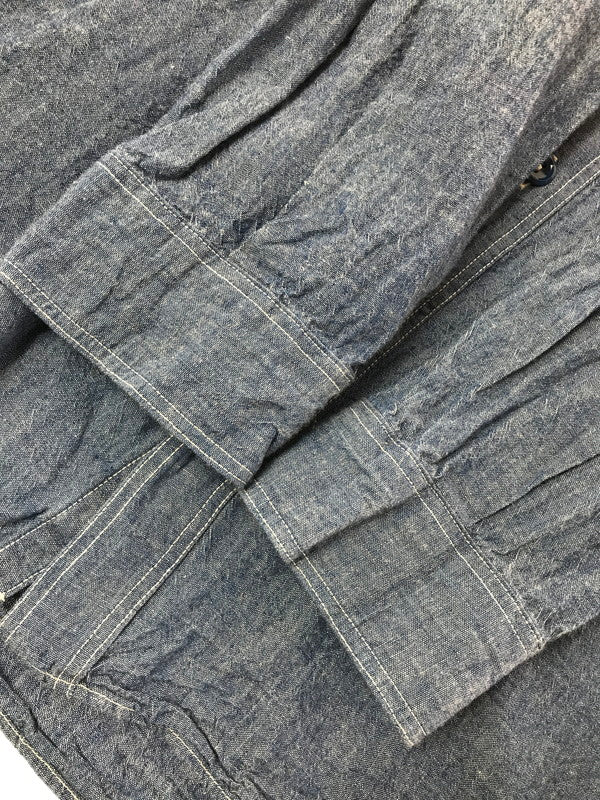 【中古品】【メンズ】 BUZZ RICKSON’S バズリクソンズ L/S CHAMBRAY WORK SHIRT BR25995 シャンブレー ワークシャツ 長袖シャツ 145-260925-na-16-tagh サイズ：18-18 1/2 カラー：ブルー 万代Net店