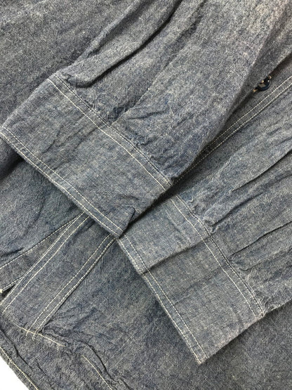 【中古品】【メンズ】 BUZZ RICKSON’S バズリクソンズ L/S CHAMBRAY WORK SHIRT BR25995 シャンブレー ワークシャツ 長袖シャツ 145-260925-na-16-tagh サイズ：18-18 1/2 カラー：ブルー 万代Net店