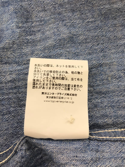 【中古品】【メンズ】 BUZZ RICKSON’S バズリクソンズ L/S CHAMBRAY WORK SHIRT BR25995 シャンブレー ワークシャツ 長袖シャツ 145-260925-na-16-tagh サイズ：18-18 1/2 カラー：ブルー 万代Net店