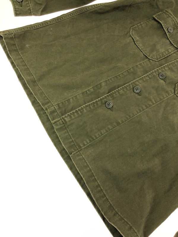 【中古品】【メンズ】 AVIREX アヴィレックス UTILITY SHIRT JACKET 6125138 ユーティリティ シャツ ジャケット ライトアウター 145-260714-rt-06-tag サイズ：2XL カラー：カーキ 万代Net店