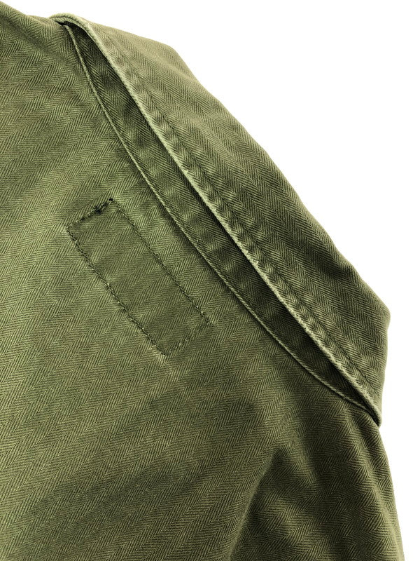 【中古品】【メンズ】 AVIREX アヴィレックス UTILITY SHIRT JACKET 6125138 ユーティリティ シャツ ジャケット ライトアウター 145-260714-rt-06-tag サイズ：2XL カラー：カーキ 万代Net店