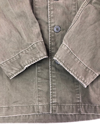 【中古品】【メンズ】 AVIREX アヴィレックス UTILITY SHIRT JACKET 6125138 ユーティリティ シャツ ジャケット ライトアウター 145-260714-rt-06-tag サイズ：2XL カラー：カーキ 万代Net店