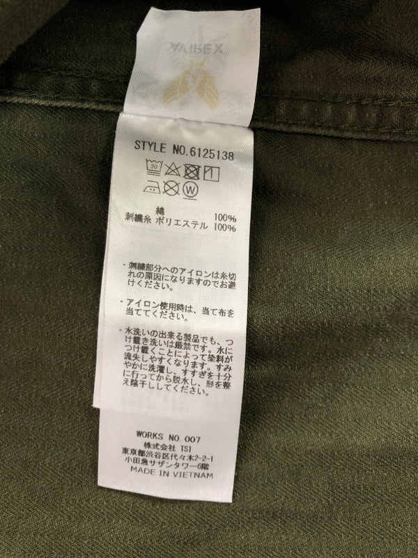 【中古品】【メンズ】 AVIREX アヴィレックス UTILITY SHIRT JACKET 6125138 ユーティリティ シャツ ジャケット ライトアウター 145-260714-rt-06-tag サイズ：2XL カラー：カーキ 万代Net店