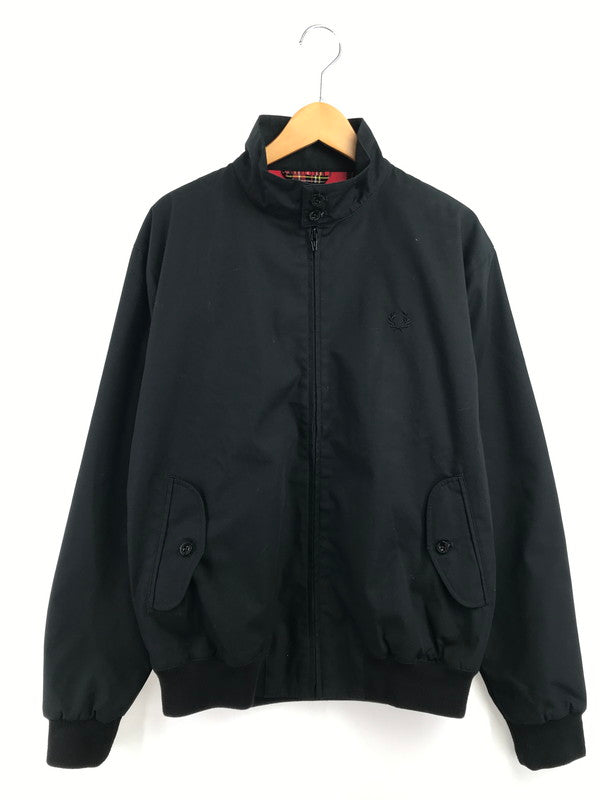 【中古品】【メンズ】 FRED PERRY フレッドペリー HARRINGTON JACKET ハリントンジャケット スイングトップ ライトアウター 141-260711-na-18-tagh サイズ：L カラー：ブラック 万代Net店