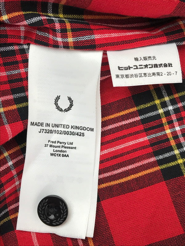 【中古品】【メンズ】 FRED PERRY フレッドペリー HARRINGTON JACKET ハリントンジャケット スイングトップ ライトアウター 141-260711-na-18-tagh サイズ：L カラー：ブラック 万代Net店