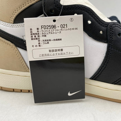 【中古美品】【メンズ】 NIKE ナイキ FD2596-021 WOMEN'S AIR JORDAN 1 RETRO HIGH OG ウィメンズ エア ジョーダン ワン レトロ ハイ オリジナル スニーカー シューズ 靴 160-260613-cs-05-izu サイズ：28.5cm カラー：BLACK/LEGEND MD BROWN-WHITE 万代Net店