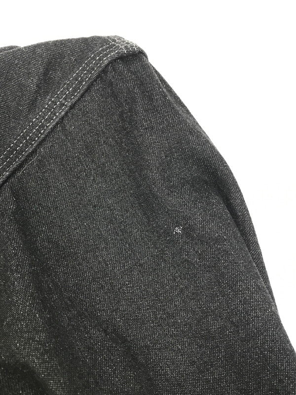 【中古品】【メンズ】 EMON エモン SAGISO(GR) EMU-AF-JAKN010-GR デニムカーバーオール ジャケット ライトアウター 145-260925-na-18-tagh サイズ：4 カラー：ブラック 万代Net店