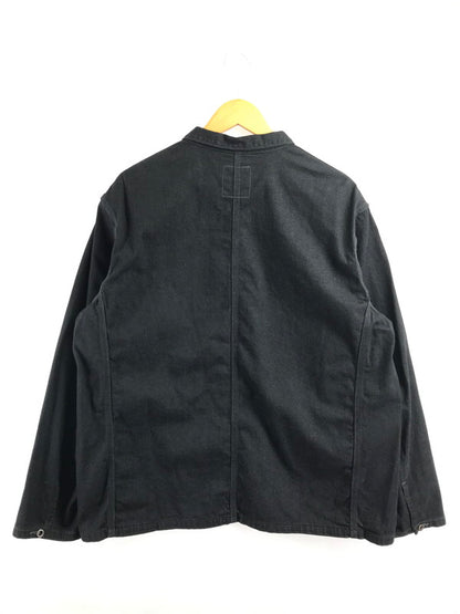【中古品】【メンズ】 EMON エモン SAGISO(GR) EMU-AF-JAKN010-GR デニムカーバーオール ジャケット ライトアウター 145-260925-na-18-tagh サイズ：4 カラー：ブラック 万代Net店