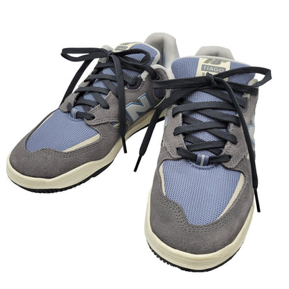 【中古品】【メンズ/レディース】 NEW BALANCE ニューバランス NUMERIC TIAGO LEMOS 1010 NM1010JP ヌメリック ティアゴ レモス1010 スニーカー シューズ 靴 162-260618-as-12-izu サイズ：25.5cm カラー：グレー×ブルー 万代Net店
