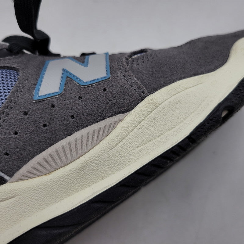 【中古品】【メンズ/レディース】 NEW BALANCE ニューバランス NUMERIC TIAGO LEMOS 1010 NM1010JP ヌメリック ティアゴ レモス1010 スニーカー シューズ 靴 162-260618-as-12-izu サイズ：25.5cm カラー：グレー×ブルー 万代Net店