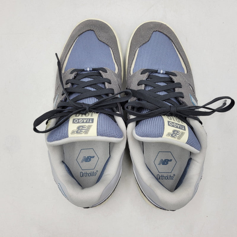 【中古品】【メンズ/レディース】 NEW BALANCE ニューバランス NUMERIC TIAGO LEMOS 1010 NM1010JP ヌメリック ティアゴ レモス1010 スニーカー シューズ 靴 162-260618-as-12-izu サイズ：25.5cm カラー：グレー×ブルー 万代Net店