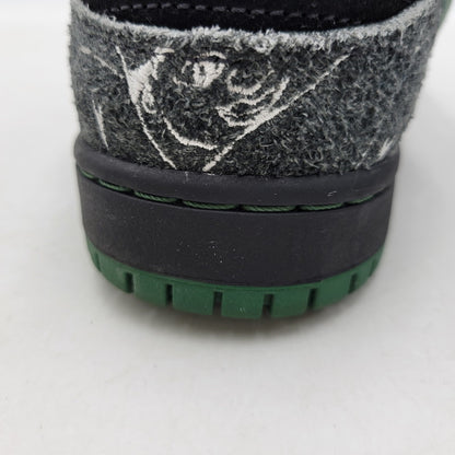 【中古品】【メンズ/レディース】 NIKE SB ナイキエスビー × THERE SKATEBOARDS ゼアスケートボード DUNK LOW QS HF7743-001 ダンク ロー QS スニーカー シューズ 靴 160-260417-as-11-izu サイズ：26cm カラー：BLACK/GORGE GREEN-SUMMIT WHITE 万代Net店