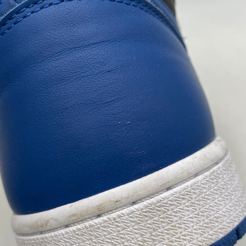 【中古品】【メンズ】 NIKE ナイキ 555088-404 AIR JORDAN 1 RETRO HIGH OG エア ジョーダン ワン レトロ ハイ オリジナルスニーカー シューズ 靴 160-260611-cs-16-izu サイズ：28cm カラー：DARK MARINA BLUE/BLACK-WHITE 万代Net店