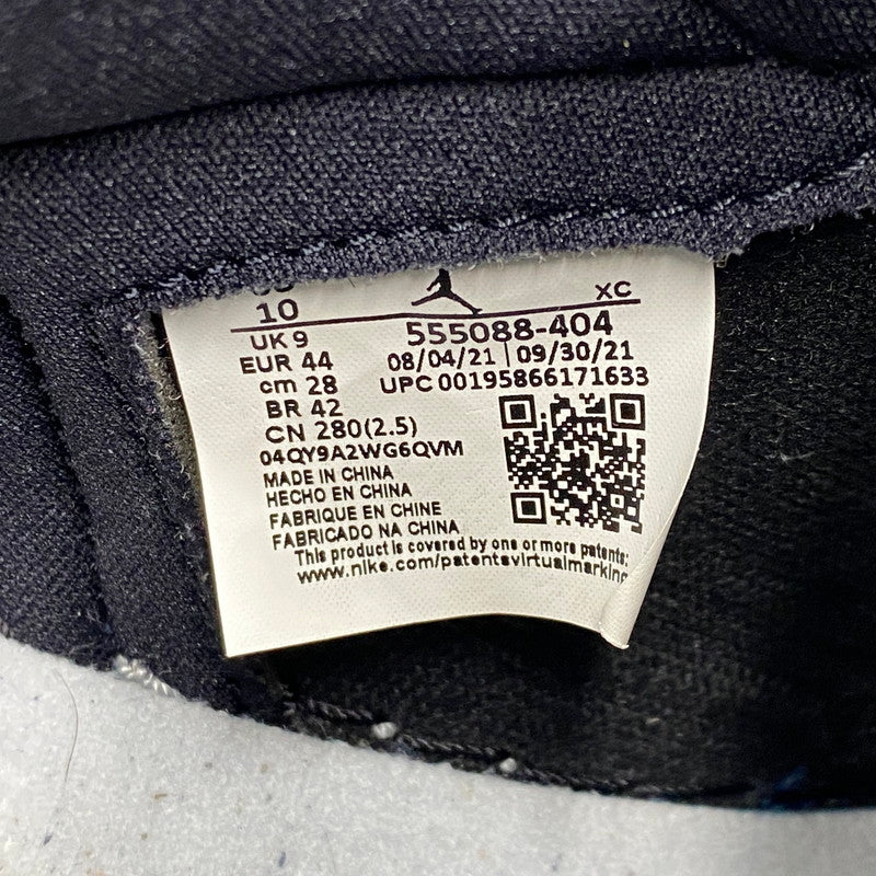【中古品】【メンズ】 NIKE ナイキ 555088-404 AIR JORDAN 1 RETRO HIGH OG エア ジョーダン ワン レトロ ハイ オリジナルスニーカー シューズ 靴 160-260611-cs-16-izu サイズ：28cm カラー：DARK MARINA BLUE/BLACK-WHITE 万代Net店