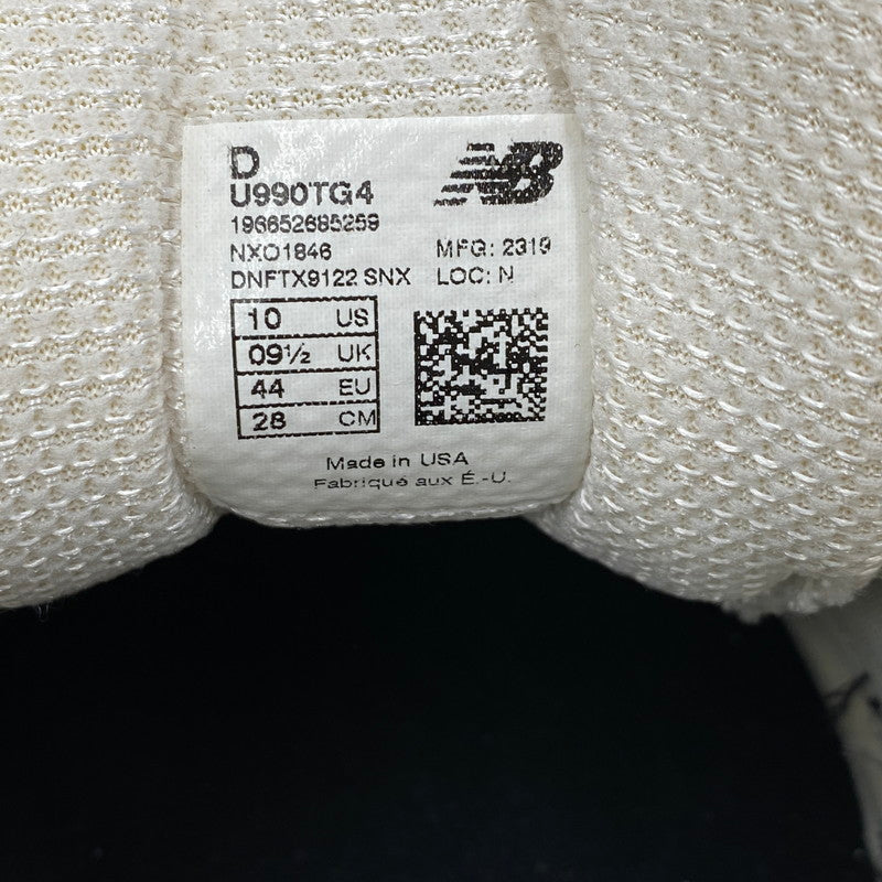 【中古品】【メンズ】 NEW BALANCE ニューバランス U990TG4 990V4 スニーカー シューズ 靴 162-260511-as-21-izu サイズ：28cm カラー：グレー 万代Net店