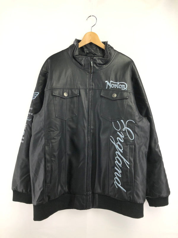 【中古品】【メンズ】 NORTON ノートン PADDED JACKET 233N1606 中綿ジャケット アウター 145-260714-rt-05-tag サイズ：XXXL カラー：ブラック 万代Net店