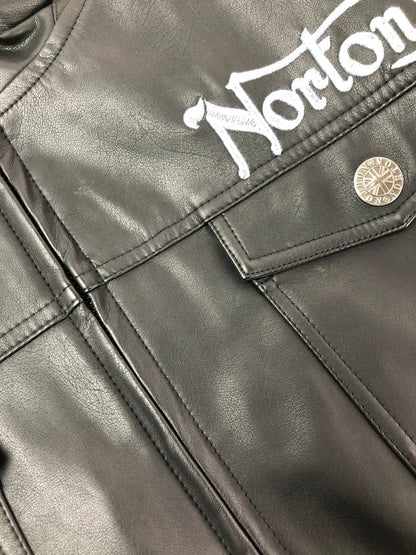 【中古品】【メンズ】 NORTON ノートン PADDED JACKET 233N1606 中綿ジャケット アウター 145-260714-rt-05-tag サイズ：XXXL カラー：ブラック 万代Net店