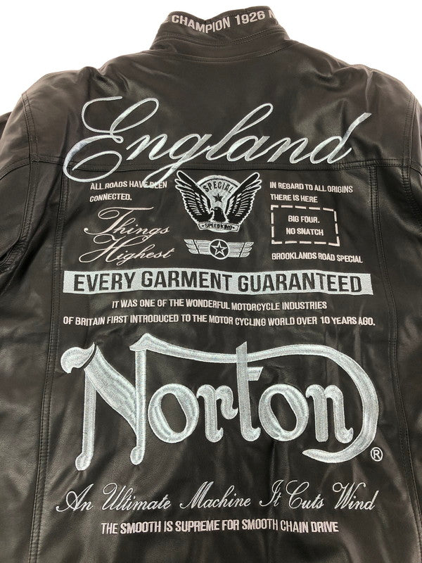 【中古品】【メンズ】 NORTON ノートン PADDED JACKET 233N1606 中綿ジャケット アウター 145-260714-rt-05-tag サイズ：XXXL カラー：ブラック 万代Net店