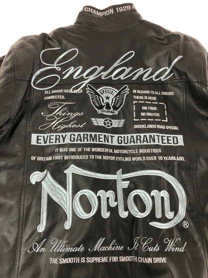 【中古品】【メンズ】 NORTON ノートン PADDED JACKET 233N1606 中綿ジャケット アウター 145-260714-rt-05-tag サイズ：XXXL カラー：ブラック 万代Net店
