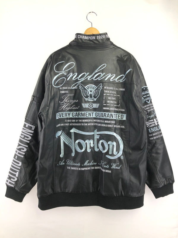 【中古品】【メンズ】 NORTON ノートン PADDED JACKET 233N1606 中綿ジャケット アウター 145-260714-rt-05-tag サイズ：XXXL カラー：ブラック 万代Net店