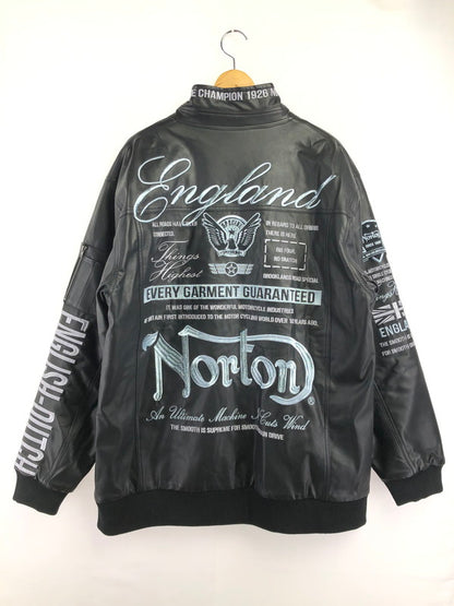 【中古品】【メンズ】 NORTON ノートン PADDED JACKET 233N1606 中綿ジャケット アウター 145-260714-rt-05-tag サイズ：XXXL カラー：ブラック 万代Net店