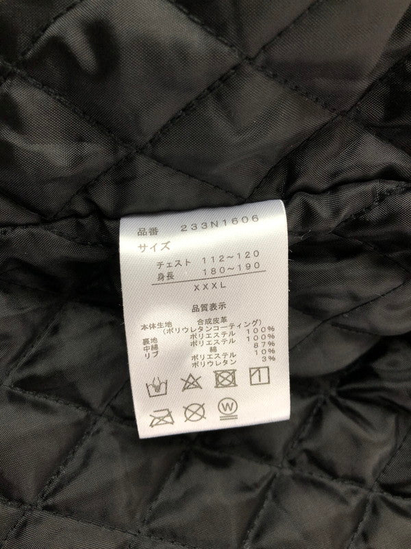 【中古品】【メンズ】 NORTON ノートン PADDED JACKET 233N1606 中綿ジャケット アウター 145-260714-rt-05-tag サイズ：XXXL カラー：ブラック 万代Net店