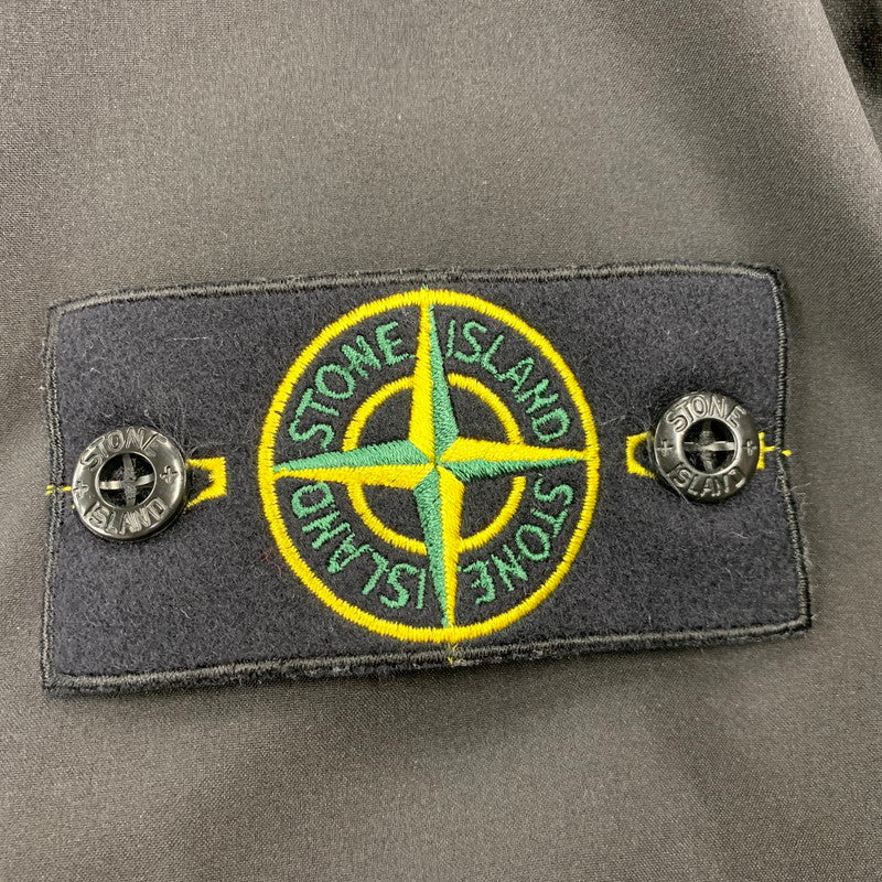 【中古品】【メンズ】 STONE ISLAND ストーンアイランド K2S15Q100010 SOFT SHELL-R_E.DYE TECHNOLOGY ジャケット アウター 141-260907-kh-02-izu サイズ：XL カラー：ブラック 万代Net店