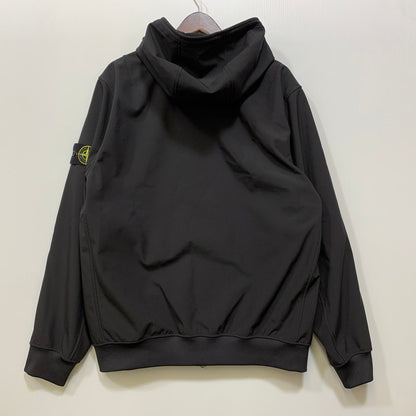 【中古品】【メンズ】 STONE ISLAND ストーンアイランド K2S15Q100010 SOFT SHELL-R_E.DYE TECHNOLOGY ジャケット アウター 141-260907-kh-02-izu サイズ：XL カラー：ブラック 万代Net店