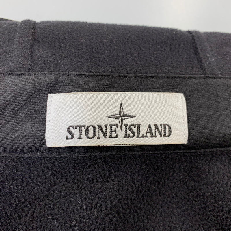 【中古品】【メンズ】 STONE ISLAND ストーンアイランド K2S15Q100010 SOFT SHELL-R_E.DYE TECHNOLOGY ジャケット アウター 141-260907-kh-02-izu サイズ：XL カラー：ブラック 万代Net店