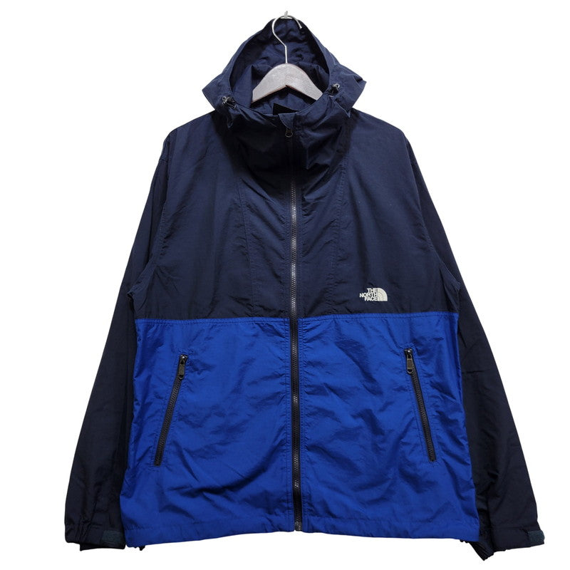 【中古品】【メンズ】 THE NORTH FACE ザ・ノースフェイス COMPACT JACKET NP71530 コンパクトジャケット アウター 144-260704-as-05-izu サイズ：L カラー：ネイビー×ブルー 万代Net店