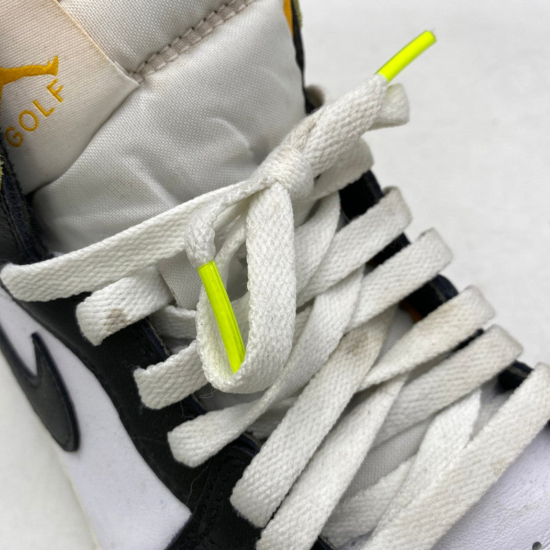 【中古品】【メンズ】 NIKE ナイキ DQ0660-105 AIR JORDAN 1 HIGH GOLF エア ジョーダン ワン ハイ ゴルフ スニーカー シューズ 靴 160-260611-cs-18-izu サイズ：27cm カラー：WHITE/UNIVERSITY GOLD/VOLT/BLACK 万代Net店