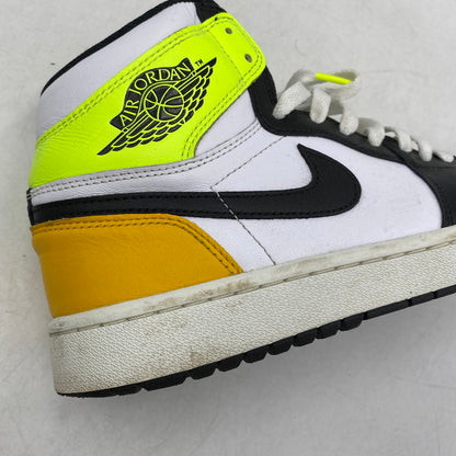 【中古品】【メンズ】 NIKE ナイキ DQ0660-105 AIR JORDAN 1 HIGH GOLF エア ジョーダン ワン ハイ ゴルフ スニーカー シューズ 靴 160-260611-cs-18-izu サイズ：27cm カラー：WHITE/UNIVERSITY GOLD/VOLT/BLACK 万代Net店