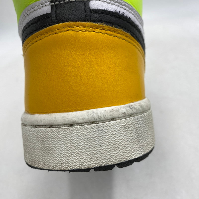 【中古品】【メンズ】 NIKE ナイキ DQ0660-105 AIR JORDAN 1 HIGH GOLF エア ジョーダン ワン ハイ ゴルフ スニーカー シューズ 靴 160-260611-cs-18-izu サイズ：27cm カラー：WHITE/UNIVERSITY GOLD/VOLT/BLACK 万代Net店