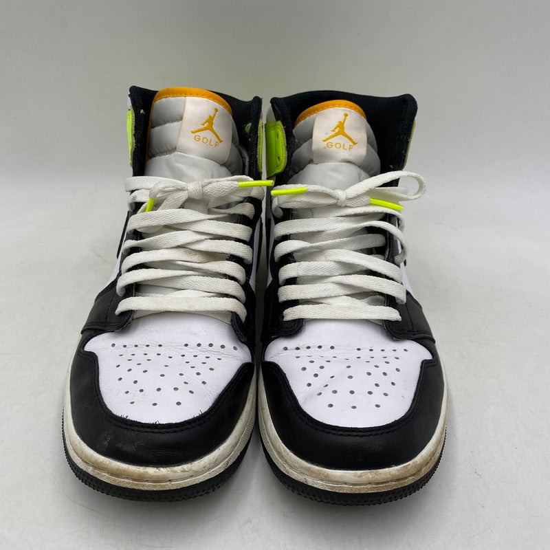 【中古品】【メンズ】 NIKE ナイキ DQ0660-105 AIR JORDAN 1 HIGH GOLF エア ジョーダン ワン ハイ ゴルフ スニーカー シューズ 靴 160-260611-cs-18-izu サイズ：27cm カラー：WHITE/UNIVERSITY GOLD/VOLT/BLACK 万代Net店
