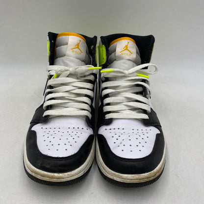 【中古品】【メンズ】 NIKE ナイキ DQ0660-105 AIR JORDAN 1 HIGH GOLF エア ジョーダン ワン ハイ ゴルフ スニーカー シューズ 靴 160-260611-cs-18-izu サイズ：27cm カラー：WHITE/UNIVERSITY GOLD/VOLT/BLACK 万代Net店