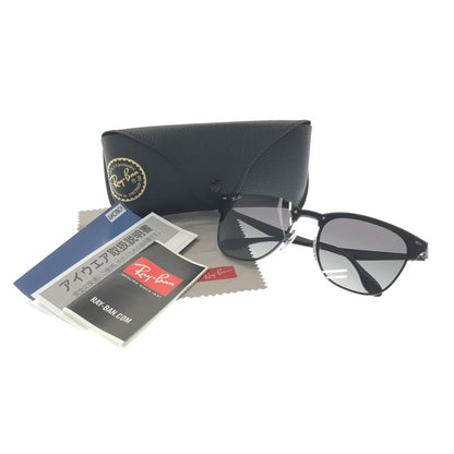 【中古品】【メンズ】 RAY-BAN レイバン BLAZE CLUBMASTER RB3576-N ブレイズ クラブ マスター サングラス 203-260718-rt-29-tagh サイズ：153/11 LARGE 140 カラー：ブラック 万代Net店