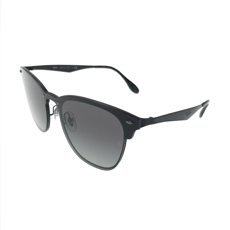 【中古品】【メンズ】 RAY-BAN レイバン BLAZE CLUBMASTER RB3576-N ブレイズ クラブ マスター サングラス 203-260718-rt-29-tagh サイズ：153/11 LARGE 140 カラー：ブラック 万代Net店