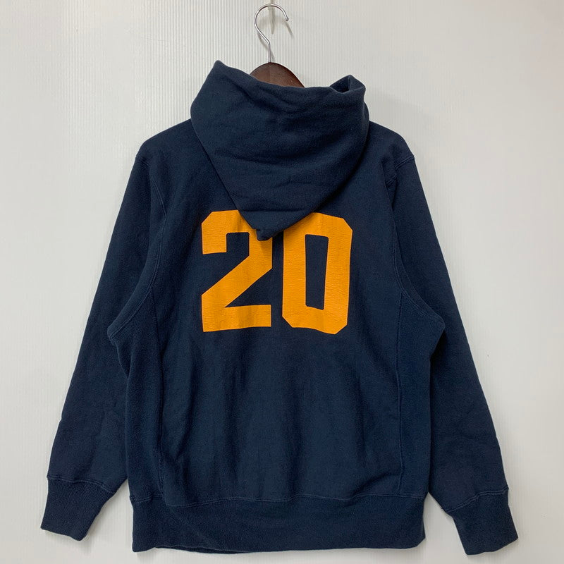 【中古品】【メンズ】 WAREHOUSE ウエアハウス LOT.484 20 HOODED SWEATSHIRT フーデッド スウェットシャツ パーカー トップス 145-260616-kh-02-izu サイズ：M カラー：ネイビー 万代Net店