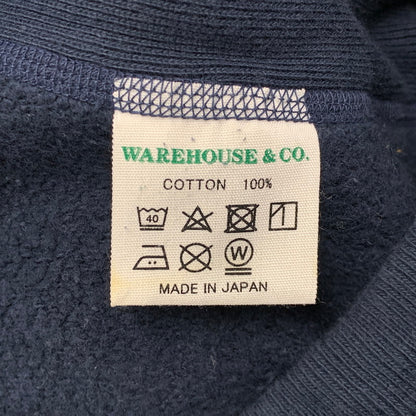 【中古品】【メンズ】 WAREHOUSE ウエアハウス LOT.484 20 HOODED SWEATSHIRT フーデッド スウェットシャツ パーカー トップス 145-260616-kh-02-izu サイズ：M カラー：ネイビー 万代Net店