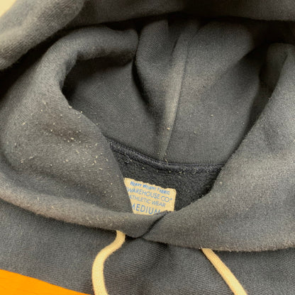 【中古品】【メンズ】 WAREHOUSE ウエアハウス LOT.484 20 HOODED SWEATSHIRT フーデッド スウェットシャツ パーカー トップス 145-260616-kh-02-izu サイズ：M カラー：ネイビー 万代Net店
