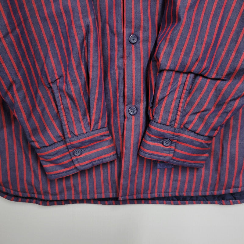 【中古品】【メンズ】 SUPREME シュプリーム× MM6 MAISON MARGIELA PADDED SHIRT エムエムシックス メゾン マルジェラ パデッド シャツ アウター 149-260908-kh-02-izu サイズ：XL カラー：ネイビー×レッド 万代Net店